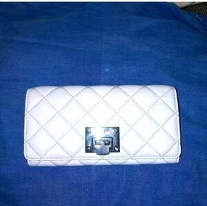 Michael Kors White Quilted Wallet